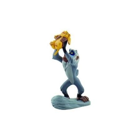 FIGURA RAFIKI CON SIMBA ( EL REY LEON )