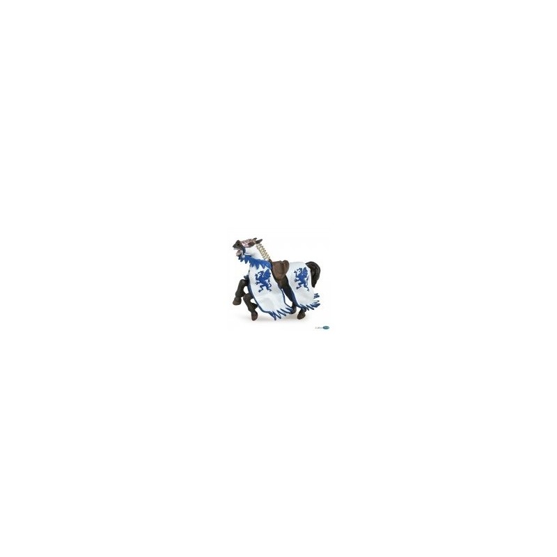 FIGURA CABALLO REY DRAGON AZUL ( PAPO )