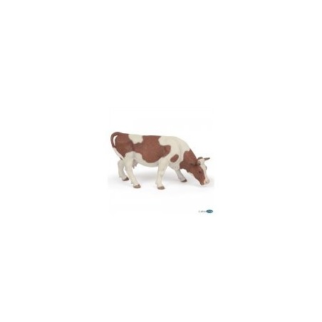 FIGURA VACA SIMMENTAL PASTANDO ( PAPO )