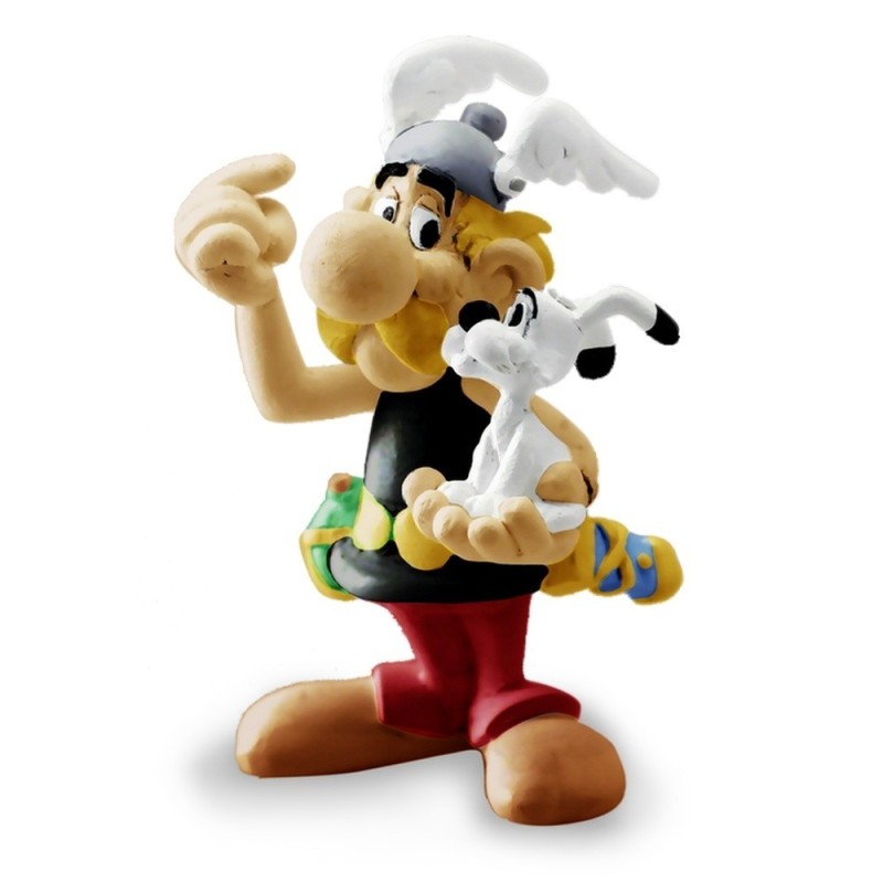 FIGURA ASTERIX LLEVANDO A IDEAFIX ( PLAS