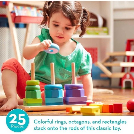 Melissa & Doug Apilador Geometrico 