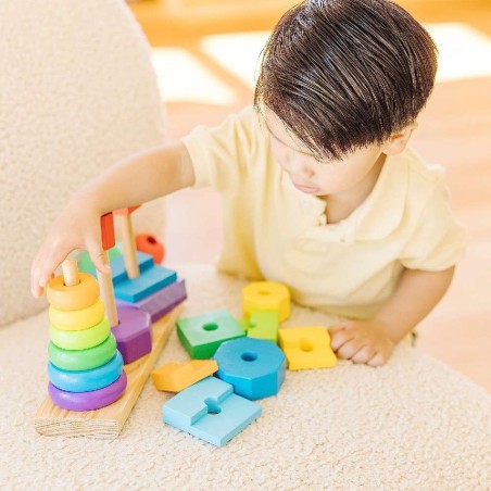 Melissa & Doug Apilador Geometrico 