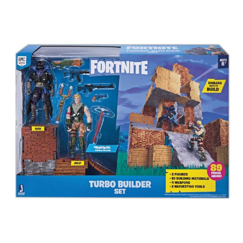 TURBO BUILDER PACK 2 FIGURAS FORTNITE