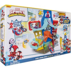 SPIDEY JUEGO DE PISTAS URBANAS + 2 VEHIC 2
