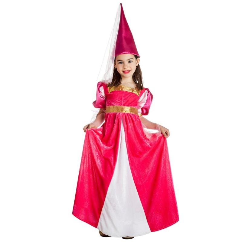 DISFRAZ PRINCESA MEDIEVAL T 7-9