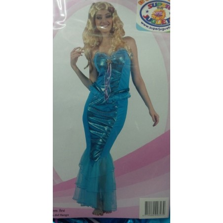 DISFRAZ ADULTO SIRENA