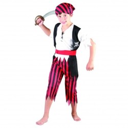 DISFRAZ  PIRATA RAYAS 7-9 AÑOS