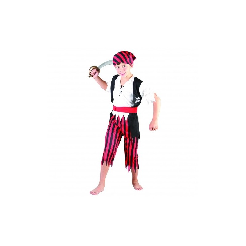 DISFRAZ  PIRATA RAYAS 7-9 AÑOS