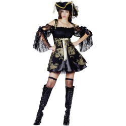 DISFRAZ ADULTO PIRATA ELEGANTE CHICA