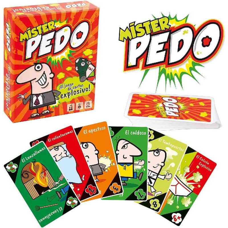 Mister pedo- juegos de cartas explosivo