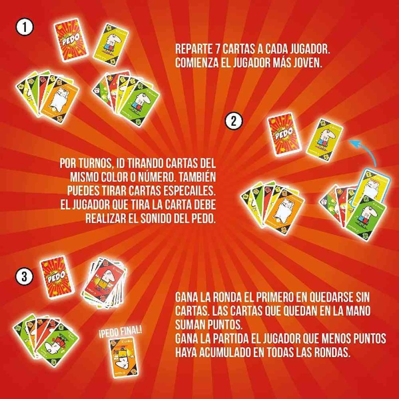 Mister pedo- juegos de cartas explosivo