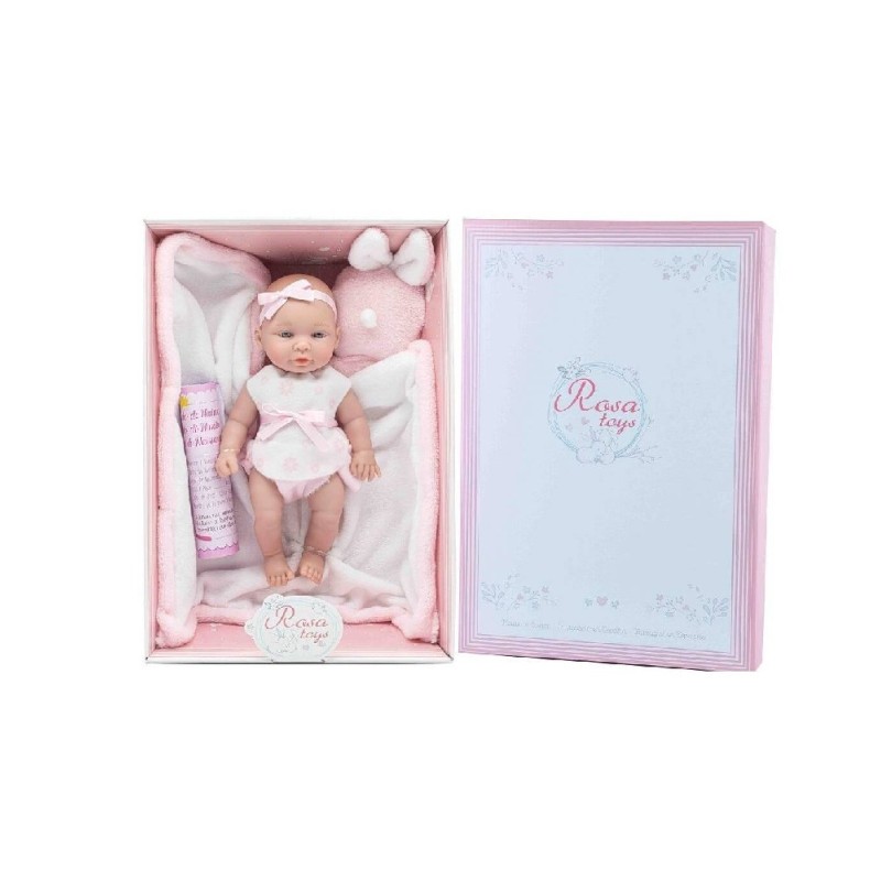 BEBE 28 CM. CON MANTITA CONEJITO