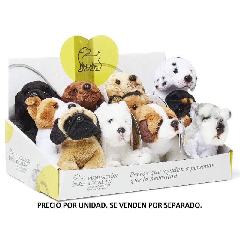 PELUCHE COLECCION PERROS SURTIDOS RAZAS 