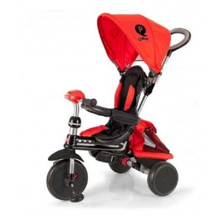 Triciclo New Ranger deluxe rojo con luz 