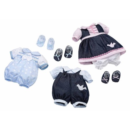 TRAJE MUÑECA 40CM APROX (SURTIDO)