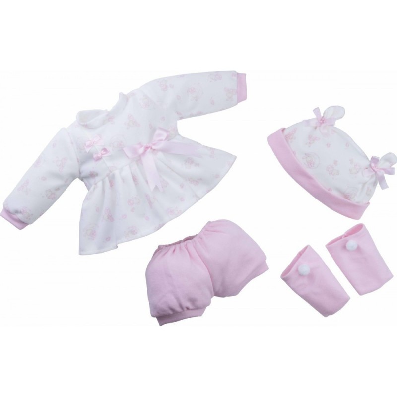 VESTIDO REBORN CAMISETA CONEJITOS 46-50C