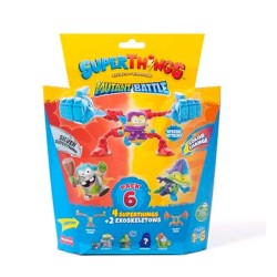 SUPERTHINGS MUTANT BATTLE PACK 6 MODELO 