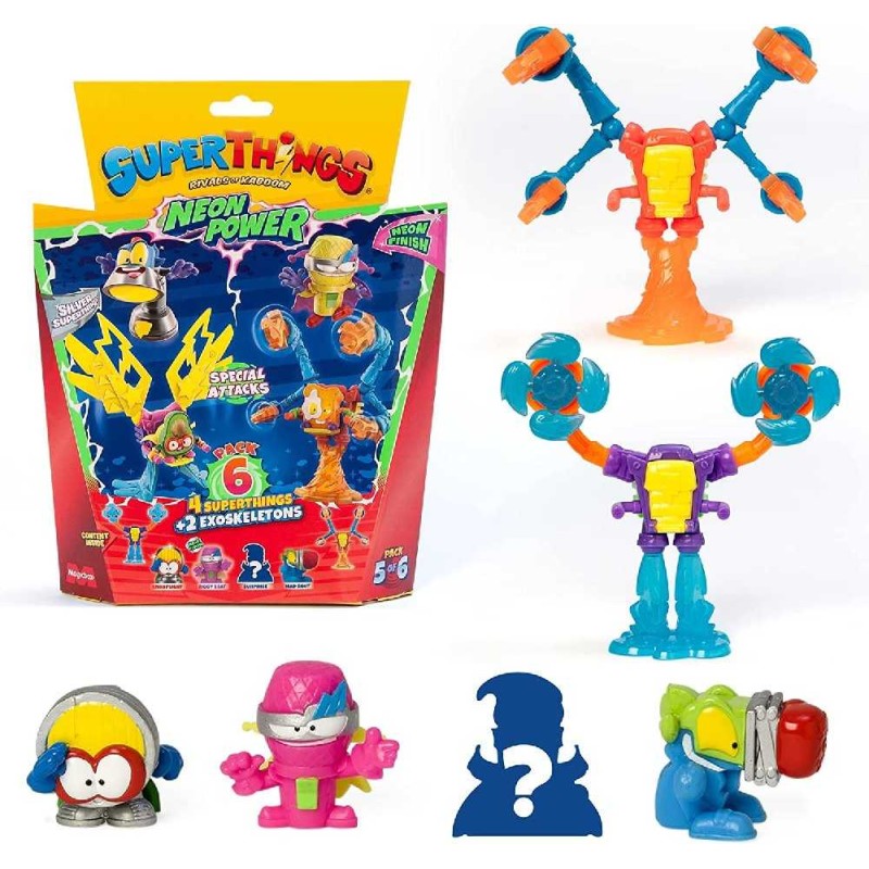 PACK DE 6 (5 OF 6) SUPERTHINGS SERIE NEO