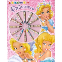 LIBRO - COLOREA PRINCESAS