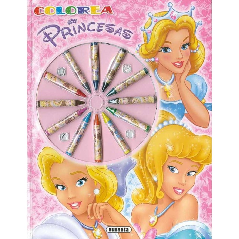 LIBRO - COLOREA PRINCESAS
