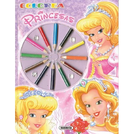 LIBRO COLOREA PRINCESAS