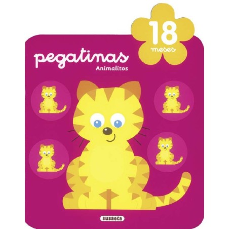 LIBRO PEGATINAS ANIMALITOS 18 MESES