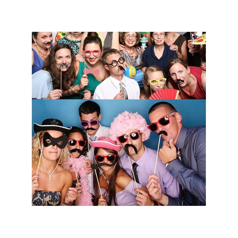 JUEGO ACCESORIOS PHOTOCALLS MASCARAS BIG