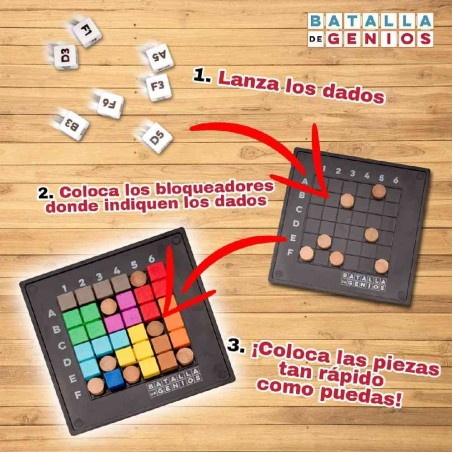 JUEGO BATALLA DE GENIOS ORIGINAL