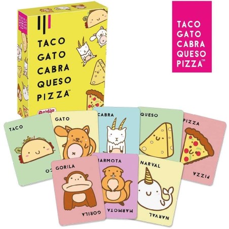 JUEGO CARTAS - TACO GATO CABRA QUESO PIZ