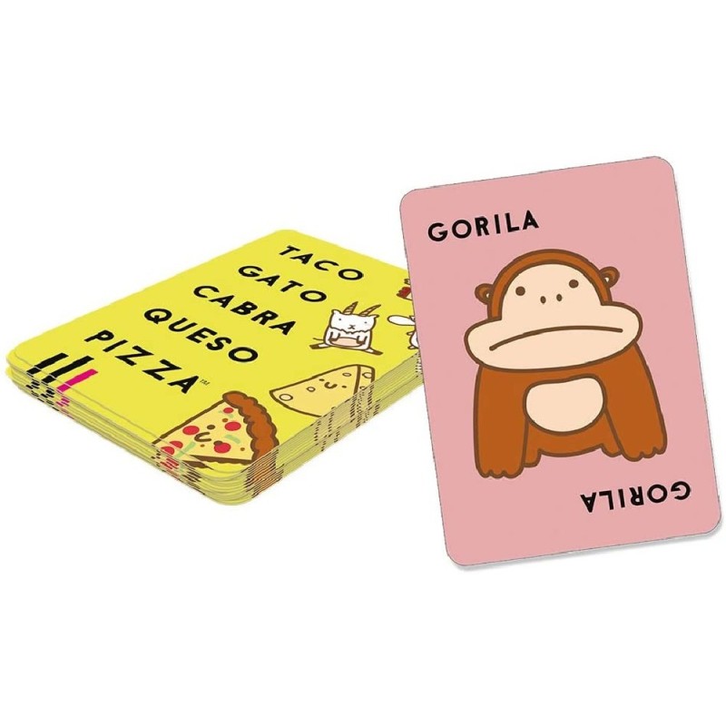 JUEGO CARTAS - TACO GATO CABRA QUESO PIZ