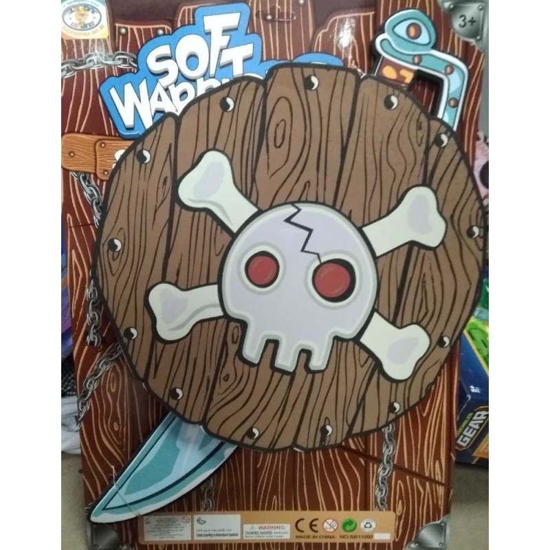 ESCUDO Y ESPADA PIRATA FOAM