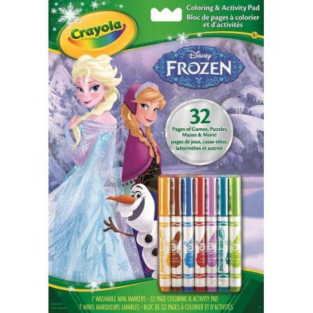 LIBRO ACTIVIDADES Y COLOREAR FROZEN 2 +7