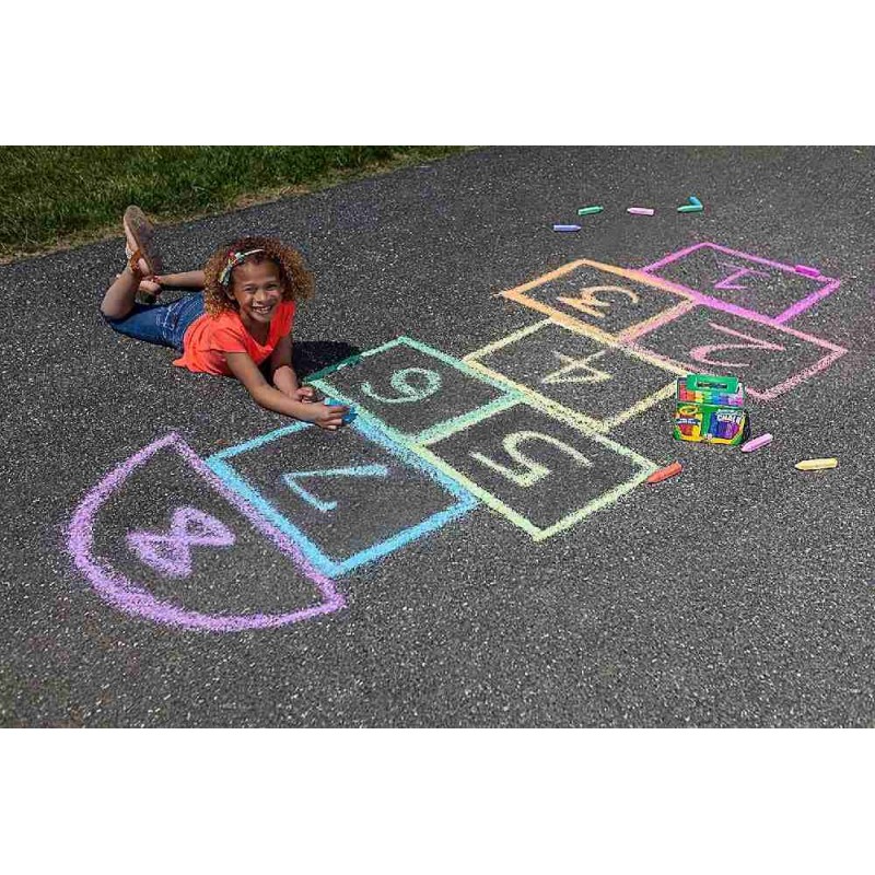 TIZAS DE SUELO LAVABLES CRAYOLA (48 UDS)