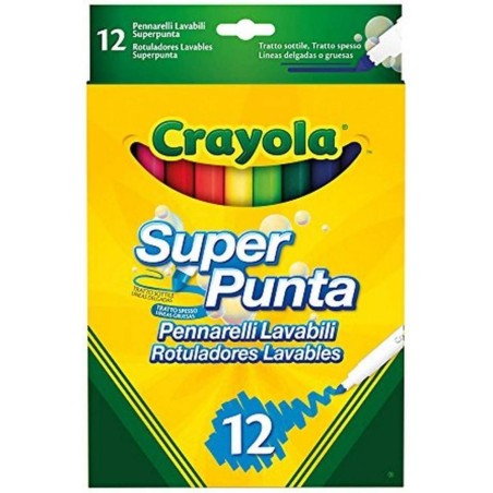 12 rotuladores súper punta super tips la