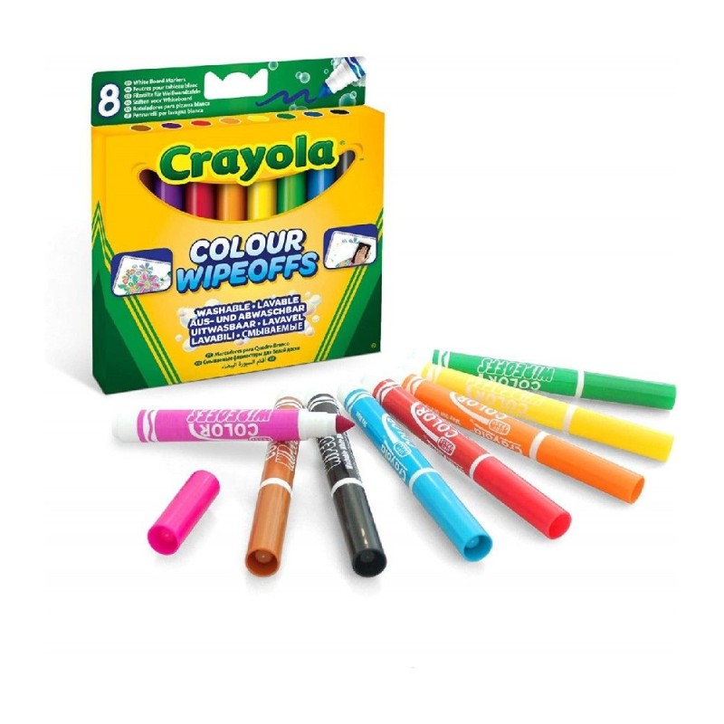 PACK 8 ROTULADORES LAVABLES PARA PIZARRA