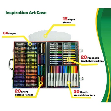 MALETA PINTURAS ARTISTA ARCOIRIS 140 PIE