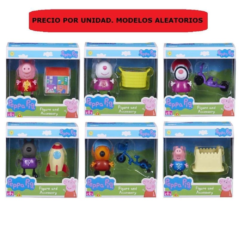 PEPPA PIG - FIGURA CON ACCESORIOS (VARIO