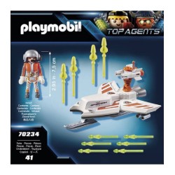 PLAYMOBIL TOP AGENTS SPY TEAM VOLADOR 70 2