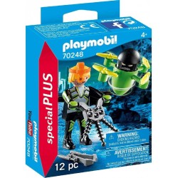 AGENTE CON DRON - PLAYMOBIL 70248