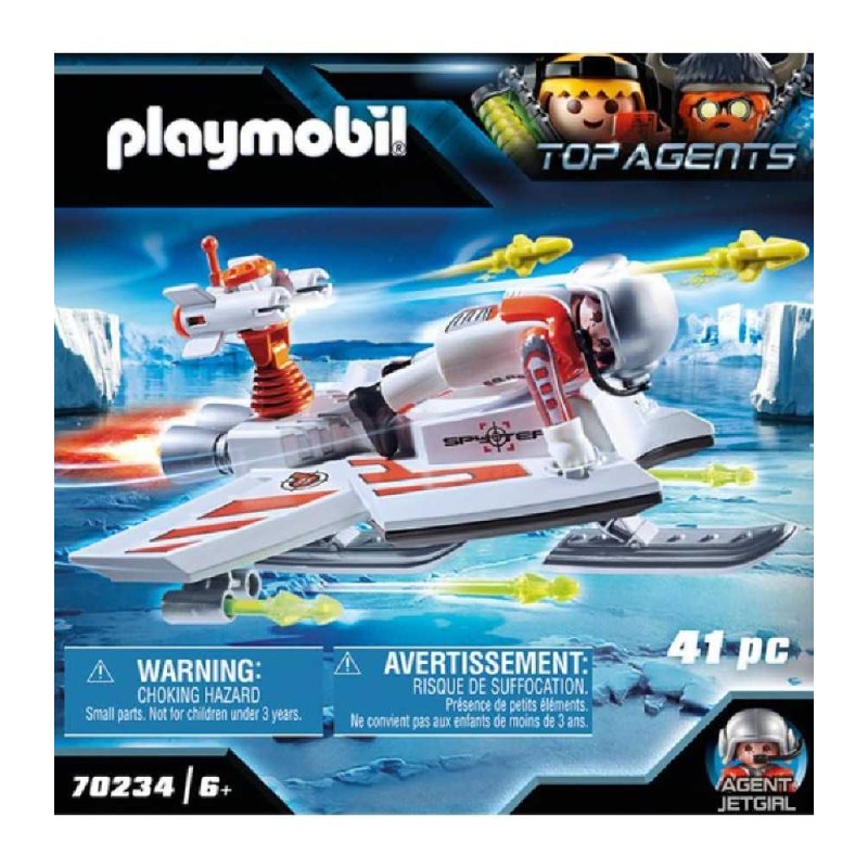 PLAYMOBIL TOP AGENTS SPY TEAM VOLADOR 70