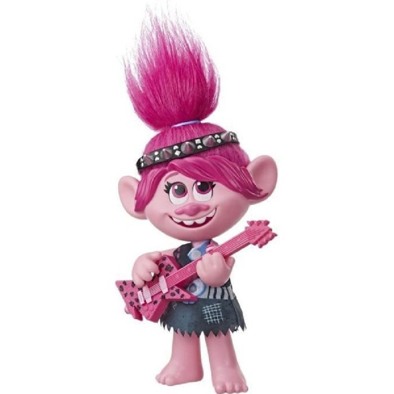 MUNECA POPPY ROCK CANTA EN FRANCES TROLL
