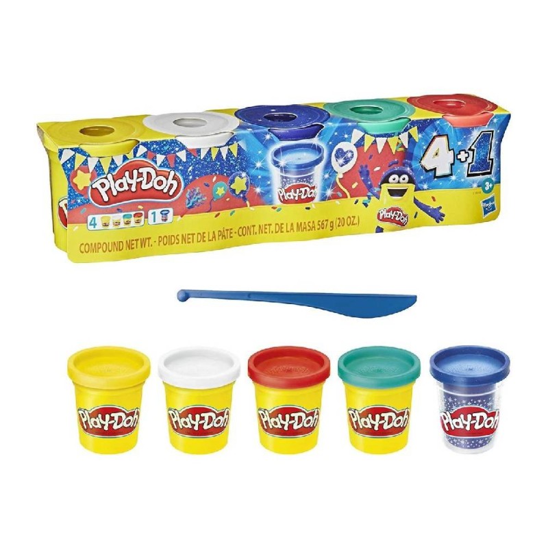 PLAY-DOH PACK 65 ANIVERSARIO 4 BOTES + 1