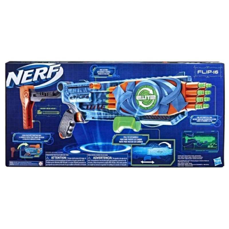 NERF ELITE 2.0 FLIPSHOTS FLIP-16