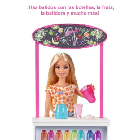 MUÑECA BARBIE PUESTO DE SMOOTHIES