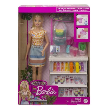 MUÑECA BARBIE PUESTO DE SMOOTHIES