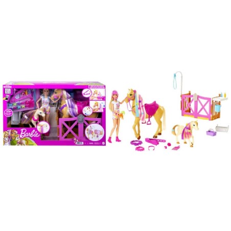 BARBIE- CABALLO PEINADOS DIVERTIDOS