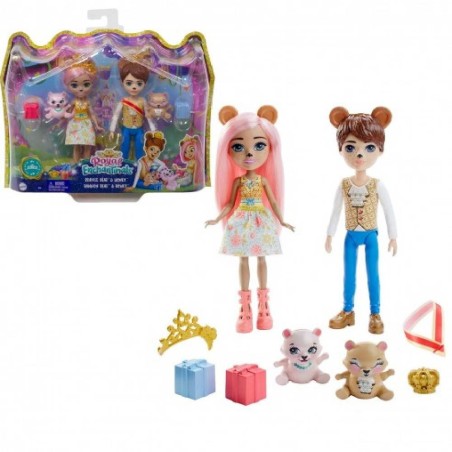 ROYAL ENCHANTIMALS BONITA BEAR Y BANNON 