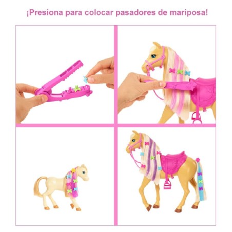 BARBIE- CABALLO PEINADOS DIVERTIDOS