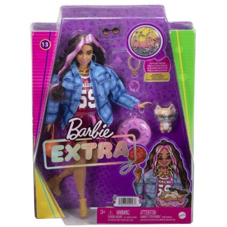 BARBIE EXTRA CAMISETA MALIBU MUÑECA Y MA