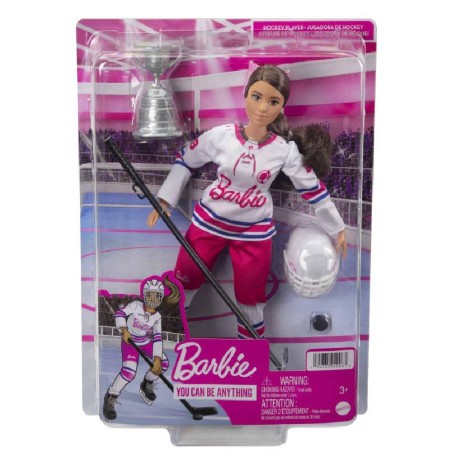 MUÑECA BARBIE JUGADORA DE HOCKEY
